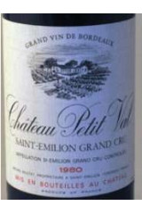 CHÂTEAU PETIT VAL 1980