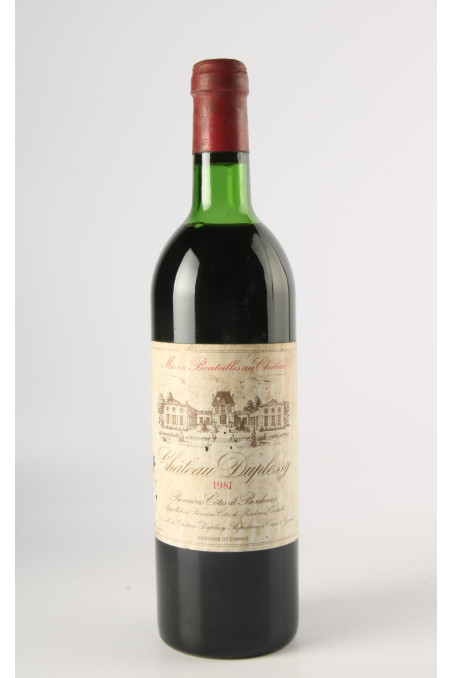 CHÂTEAU DUPLESSY 1981