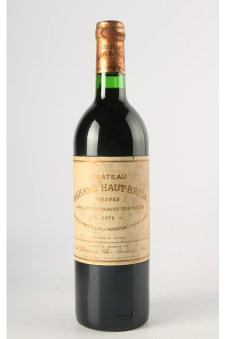 CHÂTEAU BAHANS HAUT BRION 1978