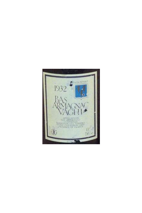 VAGHI Bas Armagnac 2,5 litri 1932