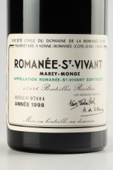 DOMAINE DE LA ROMANEE CONTI Marey Monge 1998