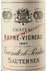 CHÂTEAU DE RAYNE VIGNEAU 1957