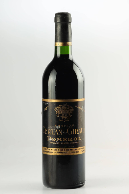 CHÂTEAU CERTAN GIRAUD 1987