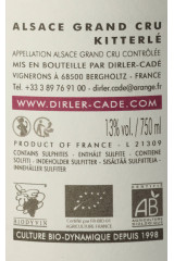 DOMAINE DIRLER-CADE Elément Terre Kitterlé Sec 2021