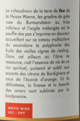 DOMAINE DIRLER-CADE Elément Feu Kessler H.W Secco 2022