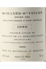 DOMAINE DE LA ROMANEE CONTI Marey Monge 1989