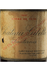 CHÂTEAU GILETTE Crème de Tête 1937