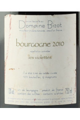 JEAN YVES BIZOT Les Violettes Blanc 2010