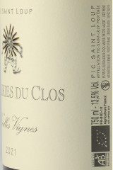 CLOS MARIE Les Métairies du Clos Vieilles Vignes 2021