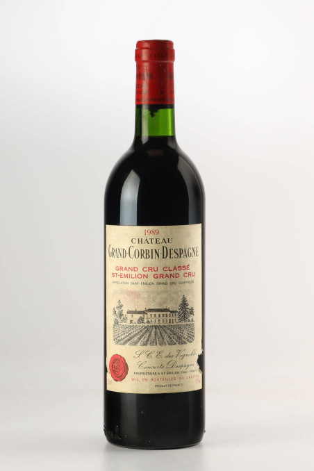 CHÂTEAU GRAND CORBIN DESPAGNE 1989