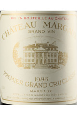 CHÂTEAU MARGAUX 1986