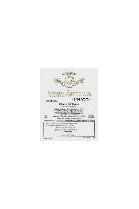 VEGA SICILIA Unico 1999